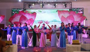 Diễn báo cáo chương trình tham gia Hội diễn Tiếng hát Làng Sen năm 2025