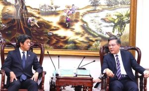 Hiệp hội Doanh nghiệp Nhật Bản tại Thành phố Hồ Chí Minh đến chào xã giao lãnh đạo tỉnh