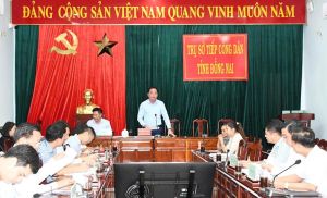 Chủ tịch UBND tỉnh Võ Tấn Đức tiếp công dân