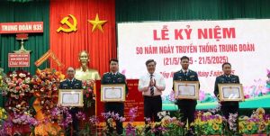Lãnh đạo tỉnh Đồng Nai dự kỷ niệm 50 năm Ngày Truyền thống Trung đoàn 935
