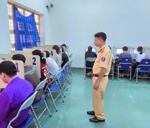 Lần đầu tiên Công an Đồng Nai tổ chức sát hạch giấy phép lái xe mô tô