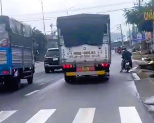 Đồng Nai: Xử lý tài xế xe tải vượt ẩu qua video phản ánh của người dân