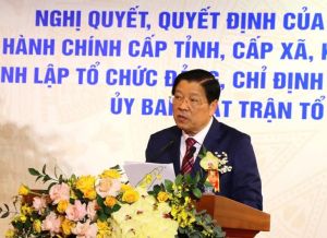 Công bố các nghị quyết, quyết định của Trung ương và địa phương về sáp nhập đơn vị hành chính cấp tỉnh, cấp xã