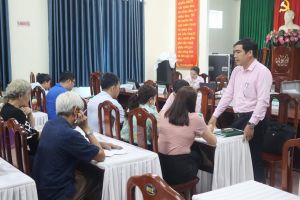 Ngân hàng CSXH Nhơn Trạch làm việc với hội, đoàn thể xã Nhơn Trạch: Đảm bảo thông suốt nguồn vốn sau sáp nhập