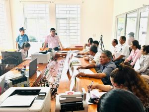 Phòng giao dịch NHCSXH Nhơn Trạch tổ chức phiên giao dịch tại điểm giao dịch Đại Phước sau sắp xếp