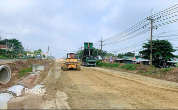 Đã bàn giao khoảng 70% mặt bằng Dự án Nâng cấp đường tỉnh 25B