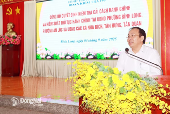 Kiểm tra cải cách hành chính và kiểm soát thủ tục hành chính tại một số xã, phường