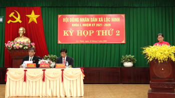 Kỳ họp thứ 2 HĐND xã Lộc Ninh nhiệm kỳ 2021 – 2025