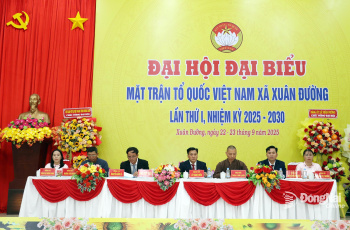 Đại hội Đại biểu MTTQ Việt Nam xã Xuân Đường, Đồng Tâm nhiệm kỳ 2025-2030