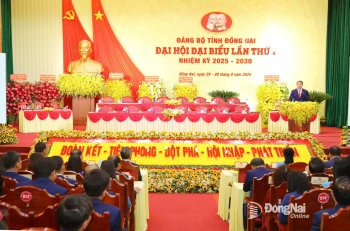 Sáng nay 29-9, Đại hội đại biểu Đảng bộ tỉnh Đồng Nai lần thứ I chính thức diễn ra