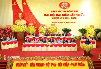 Đồng Nai: Khai mạc phiên làm việc đầu tiên Đại hội đại biểu Đảng bộ tỉnh lần thứ I