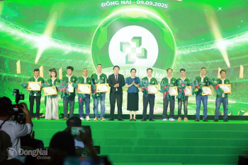 Lễ xuất quân Câu lạc bộ Trường Tươi Đồng Nai mùa giải 2025-2026