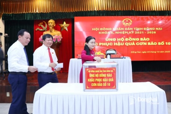 HĐND tỉnh Đồng Nai phát động ủng hộ đồng bào khắc phục hậu quả cơn bão số 10