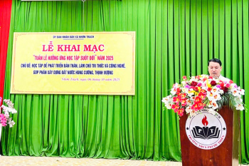 Khai mạc Tuần lễ hưởng ứng học tập suốt đời năm 2025 tại xã Nhơn Trạch