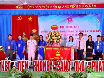 Đại hội đại biểu Đoàn TNCS Hồ Chí Minh xã Thuận Lợi lần thứ I nhiệm kỳ 2025-2030 thành công tốt đẹp