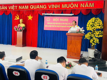 Thuế cơ sở 6, tỉnh Đồng Nai tổ chức Hội Nghị Triển khai thực hiện biên lai thu thuế, phí, lệ phí
