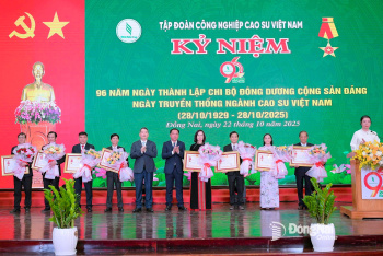 Kỷ niệm 96 năm Ngày thành lập Chi bộ Đông Dương Cộng sản Đảng và Ngày truyền thống ngành Cao su Việt Nam