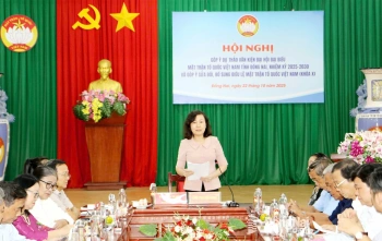 Góp ý dự thảo văn kiện Đại hội Mặt trận tỉnh Đồng Nai nhiệm kỳ 2025-2030