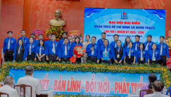 Đại hội Đại biểu Đoàn Thanh niên xã Nhơn Trạch lần thứ I, nhiệm kỳ 2025 – 2030 tổ chức thành công