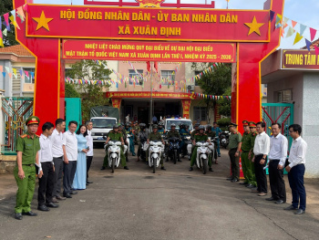 Xuân Định phát động “Ngày hội toàn dân giao nộp vũ khí, vật liệu nổ, công cụ hỗ trợ và pháo”.