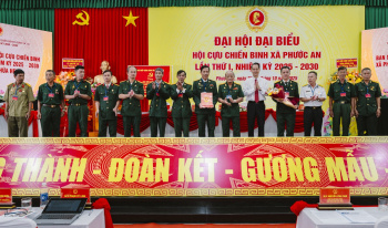 Đại hội Đại biểu Hội Cựu chiến binh xã Phước An lần thứ I với phương châm “Trung thành – Đoàn kết – Gương mẫu – Đổi mới”