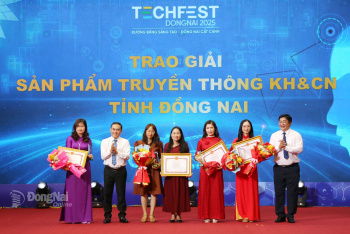 Trao giải các cuộc thi về khoa học, công nghệ, đổi mới sáng tạo tại Đồng Nai