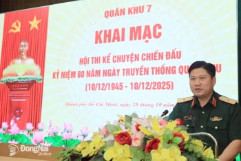 Quân khu 7 khai mạc hội thi kể chuyện chiến đấu năm 2025
