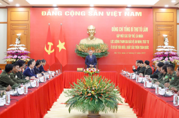 Tổng Bí thư Tô Lâm gặp mặt các đại biểu tiêu biểu toàn quốc tham gia bảo vệ an ninh, trật tự ở cơ sở