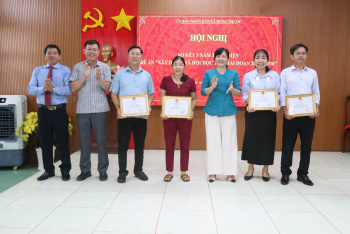 Xã Hưng Phước Sơ kết 5 năm Đề án Xây dựng Xã hội học tập Hoàn thành và vượt các chỉ tiêu phổ cập giáo dục