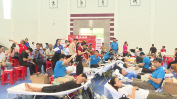600 tình nguyện viên tham dự ngày hội hiến máu tình nguyện