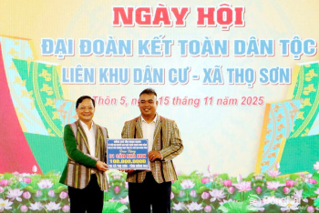 18 thôn xã Thọ Sơn tổ chức Ngày hội Đại đoàn kết toàn dân tộc