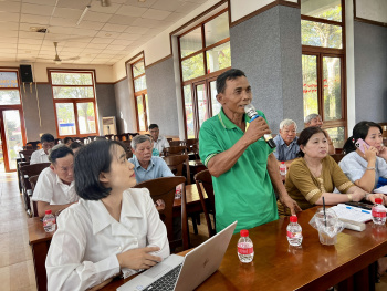 Lộc Thạnh đối thoại giữa người đứng đầu cấp ủy, chính quyền với Nhân dân