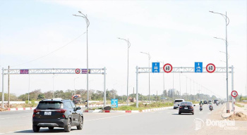 [Chùm ảnh] Cận cảnh tuyến đường hơn 600 tỷ đồng trước ngày thông xe kỹ thuật