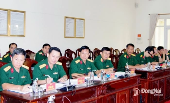 Đoàn công tác của Bộ Quốc phòng kiểm tra tại Đồng Nai