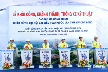 Khởi công Dự án tận dụng nhiệt khí thải phát điện Nhà máy xi măng Bình Phước