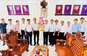 Lãnh đạo xã Phước An thăm, chúc mừng Giáng sinh các cơ sở tôn giáo