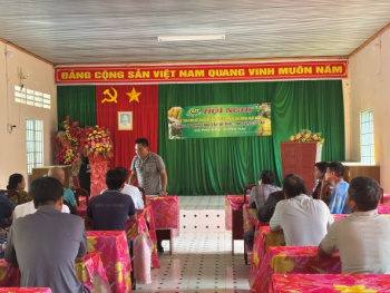 Hội nông dân xã Phú Hòa tổ chức triển khai xây dựng mã số vùng trồng sầu riêng trên địa bàn xã Phú Hòa