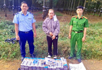 Công an xã Minh Đức kịp thời ngăn chặn vụ vận chuyển thuốc lá nhập lậu số lượng lớn