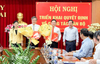 Đồng chí Dương Minh Dũng giữ chức Trưởng Ban Tuyên giáo và Dân vận Tỉnh ủy