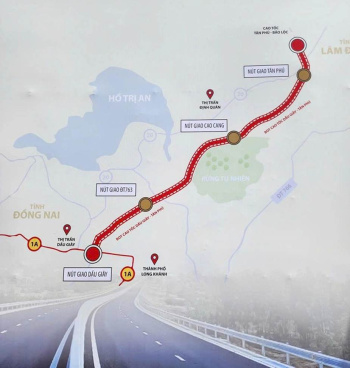 Thống nhất đề xuất bổ sung thêm nút giao thông với tuyến cao tốc Dầu Giây - Tân Phú