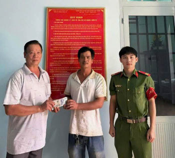 Công an phường Bình Lộc - hỗ trợ công dân nhận lại tiền chuyển khoản nhầm