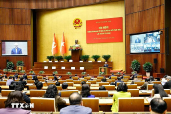 Chủ tịch Quốc hội chủ trì Hội nghị thông báo nhanh kết quả Đại hội XIV của Đảng