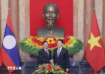 Chủ tịch nước Lương Cường hội kiến Tổng Bí thư, Chủ tịch...