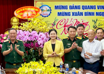 Bộ Tư lệnh Quân khu 7 thăm, chúc Tết tại Đồng Nai