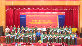 Chơn Thành: đón nhận quân nhân xuất ngũ hoàn thành Nghĩa vụ quân sự