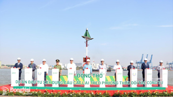 Phó Thủ tướng Chính phủ Mai Văn Chính phát lệnh động thổ Dự án Đầu tư xây dựng cầu Cát Lái