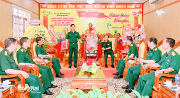 Thượng tướng Nguyễn Trường Thắng thăm, chúc Tết tại Đồng Nai