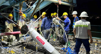 Cầu dây văng có tĩnh không cao nhất Việt Nam tại Đồng Nai đã hoàn thành hơn 95% khối lượng