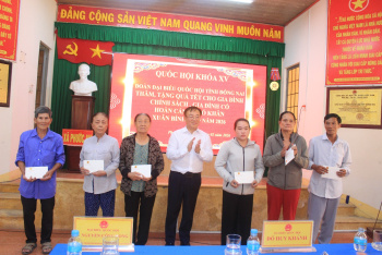 Đoàn Đại biểu Quốc hội tỉnh Đồng Nai thăm, tặng quà Tết tại xã Phước An