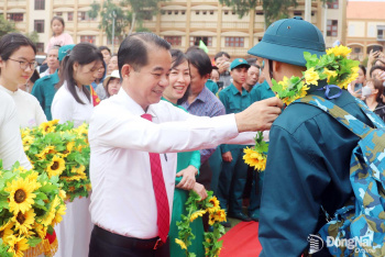 Trang trọng Lễ giao, nhận quân năm 2026 tại Điểm giao, nhận quân số 3